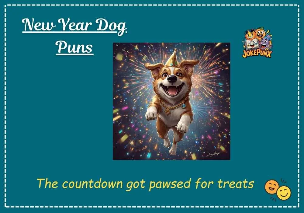 New Year Dog Puns
