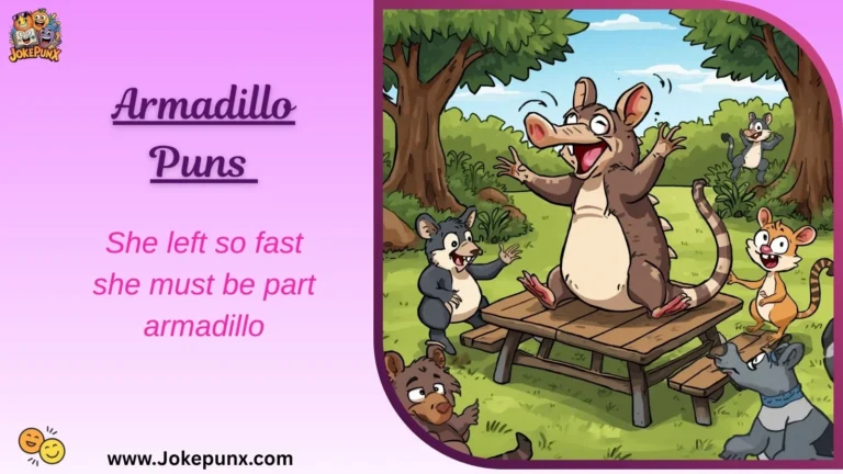 Armadillo Puns