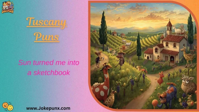 Tuscany Puns